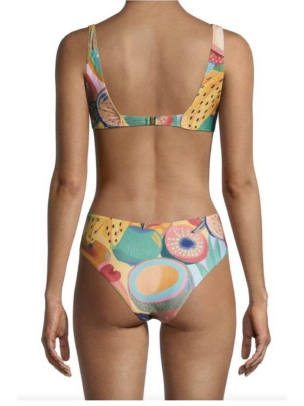 NWT Farm Rio Tropical One-Piece Swimsuit / Size Medium / Beading detail on strap - Picture 2 of 9